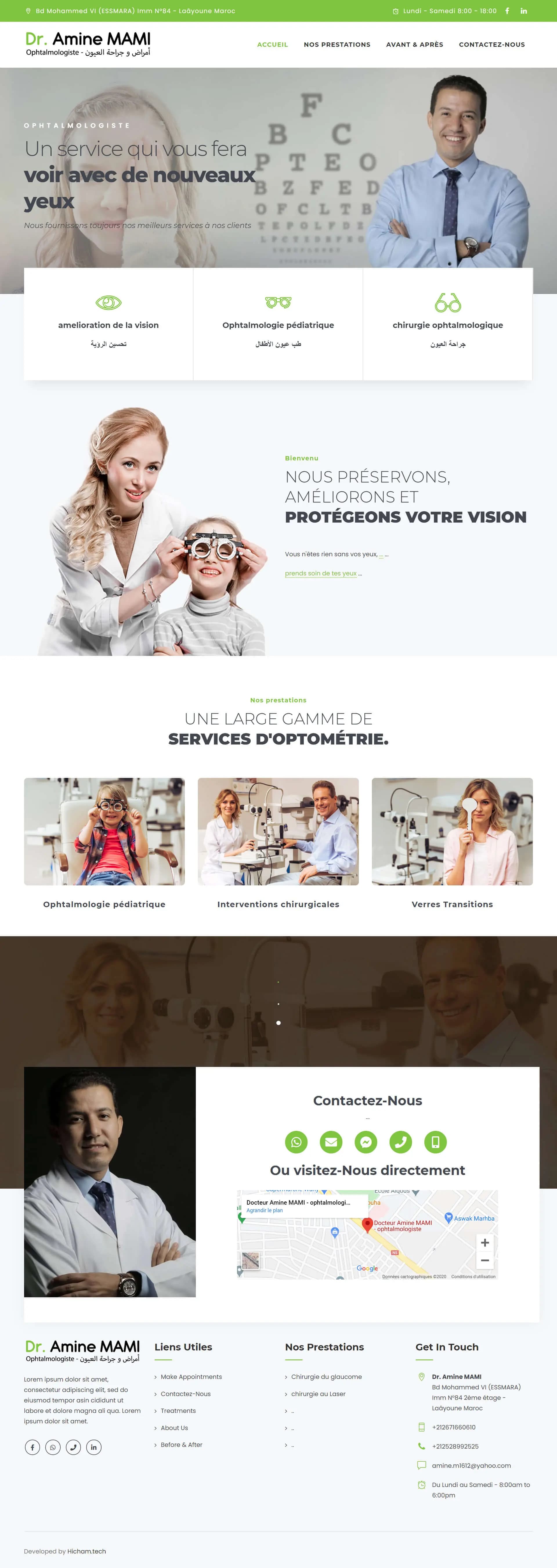 Dr. Amine Mami - Ophthalmology Clinic